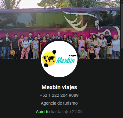 WhatsApp Mexbin Viajes